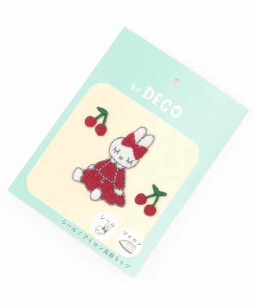 KP / ケーピー その他 | mimiちゃん＆チェリー ワッペン（赤）