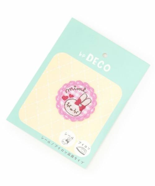 KP / ケーピー その他 | KPキャラクター ワッペン（ピンク）