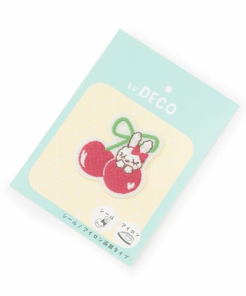 KP / ケーピー その他 | チェリー＆mimiちゃん ワッペン（チェリー ピンク）