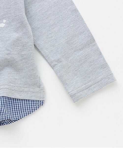 KP / ケーピー Tシャツ | WORKINGCARSプリント長袖Tシャツ（トップグレー） | 詳細5