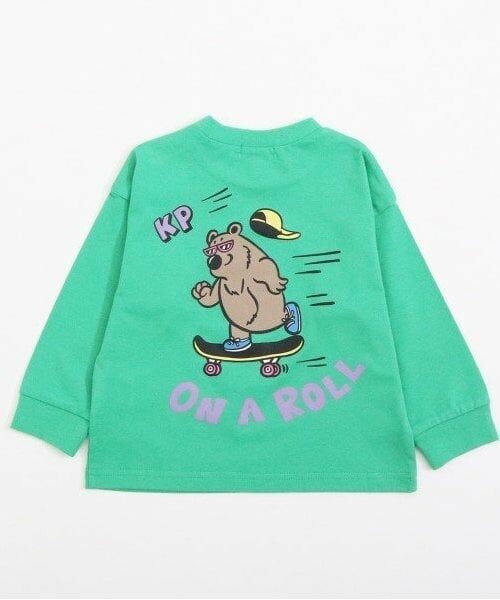 KP / ケーピー Tシャツ | KPBOY くまプリント長袖Ｔシャツ(80～90) | 詳細3