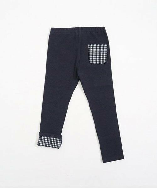 KP / ケーピー その他パンツ | KPBOY(ケーピーボーイ)裾チェック恐竜刺しゅうレギパン(80~130) | 詳細2