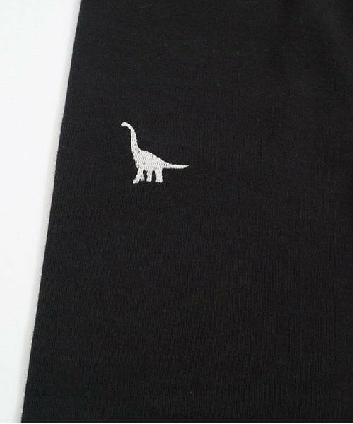KP / ケーピー その他パンツ | KPBOY(ケーピーボーイ)裾チェック恐竜刺しゅうレギパン(80~130) | 詳細3