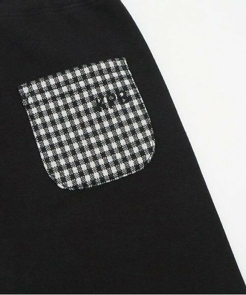 KP / ケーピー その他パンツ | KPBOY(ケーピーボーイ)裾チェック恐竜刺しゅうレギパン(80~130) | 詳細4