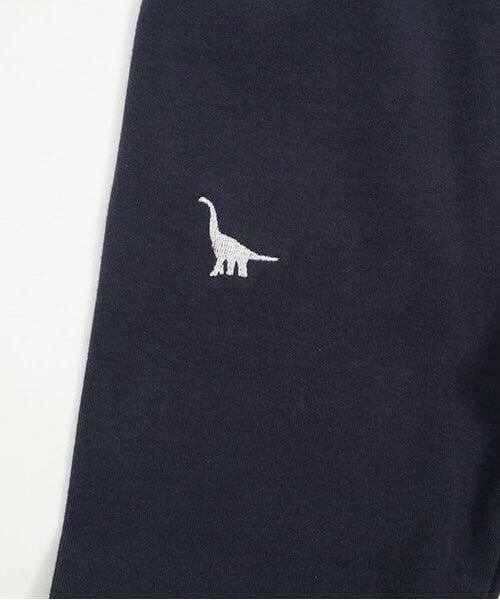 KP / ケーピー その他パンツ | KPBOY(ケーピーボーイ)裾チェック恐竜刺しゅうレギパン(80~130) | 詳細6