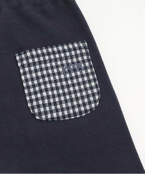 KP / ケーピー その他パンツ | KPBOY(ケーピーボーイ)裾チェック恐竜刺しゅうレギパン(80~130) | 詳細7