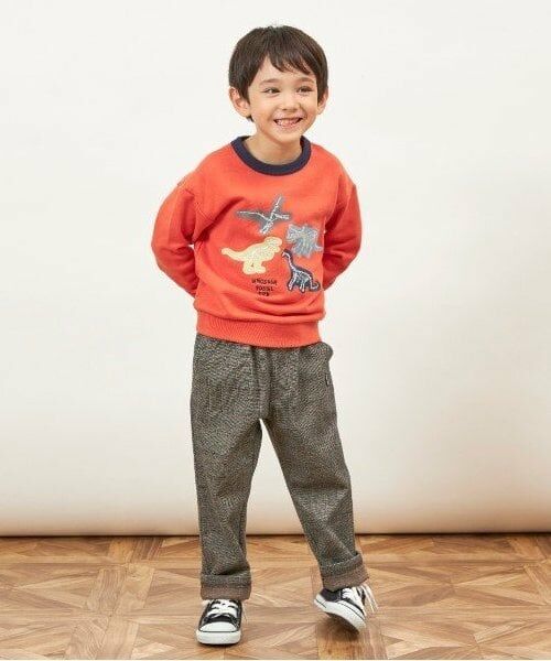 KP / ケーピー その他パンツ | KPBOY(ケーピーボーイ)グレンチェックジャガードパンツ(90～140) | 詳細10