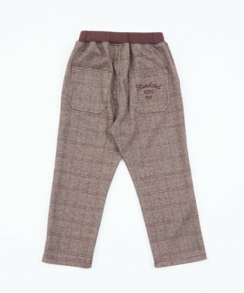 KP / ケーピー その他パンツ | KPBOY(ケーピーボーイ)グレンチェックジャガードパンツ(90～140) | 詳細2