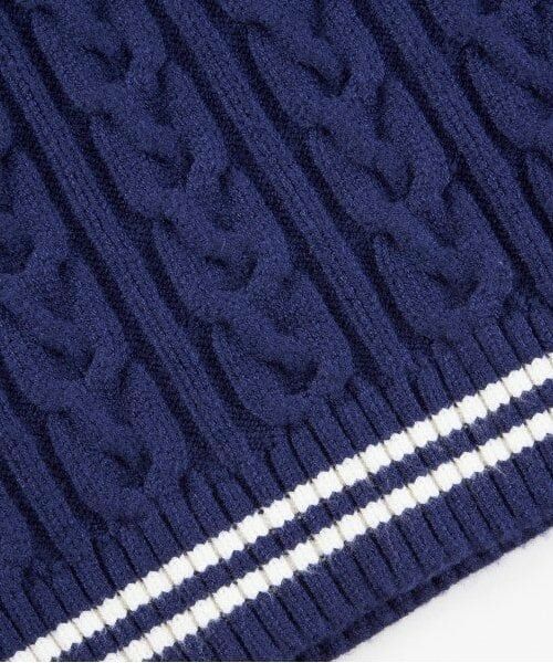 KP / ケーピー ニット・セーター | KPBOY(ケーピーボーイ)ウォッシャブルケーブルニットベスト(90～130) | 詳細6