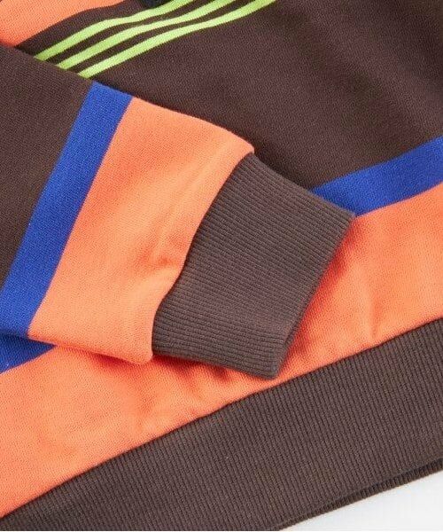 KP / ケーピー ポロシャツ | KPBOY(ケーピーボーイ)パネルボーダーポロ衿トレーナー(100～160) | 詳細2