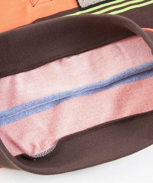 KP / ケーピー ポロシャツ | KPBOY(ケーピーボーイ)パネルボーダーポロ衿トレーナー(100～160) | 詳細3