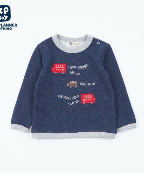 KP / ケーピー スウェット | KPBOY(ケーピーボーイ)ロンドンバストレーナー(80～140)（紺）