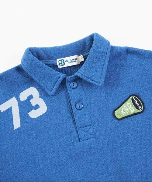 KP / ケーピー スウェット | KPBOY(ケーピーボーイ)衿付きワッペンプリントトレーナー(100～150) | 詳細11