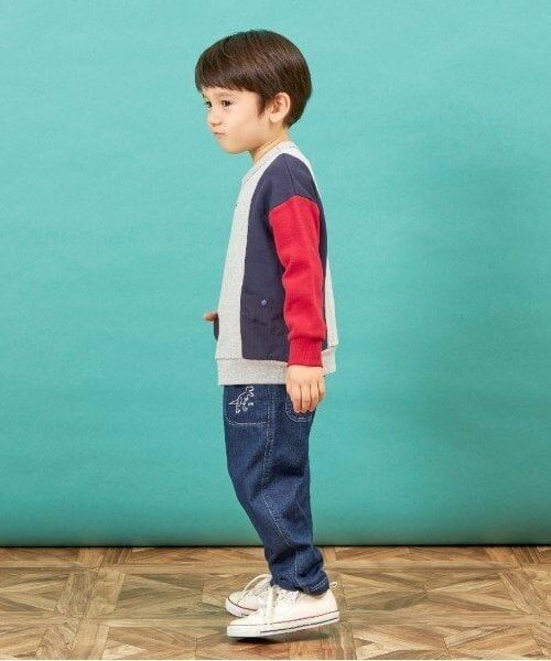 KP / ケーピー スウェット | KPBOY(ケーピーボーイ)切り替えポケット付きトレーナー(100～150) | 詳細2