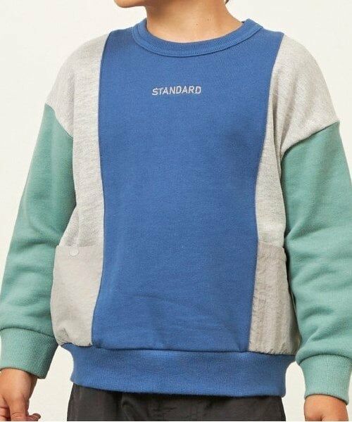 KP / ケーピー スウェット | KPBOY(ケーピーボーイ)切り替えポケット付きトレーナー(100～150) | 詳細7