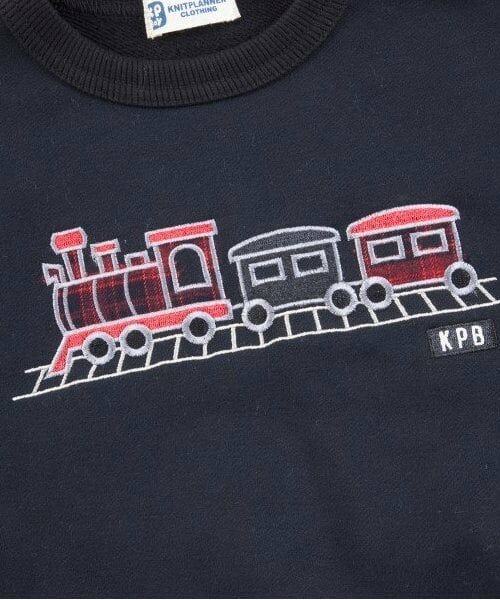 KP / ケーピー スウェット | KPBOY(ケーピーボーイ)機関車アップリケトレーナー(80～130) | 詳細4
