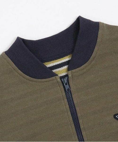 KP / ケーピー カーディガン・ボレロ | KPBOY(ケーピーボーイ)裏ボーダー星ワッペン羽織(140～160) | 詳細2