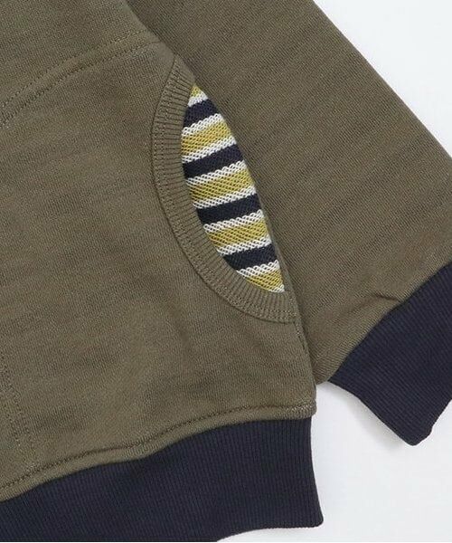 KP / ケーピー カーディガン・ボレロ | KPBOY(ケーピーボーイ)裏ボーダー星ワッペン羽織(140～160) | 詳細4