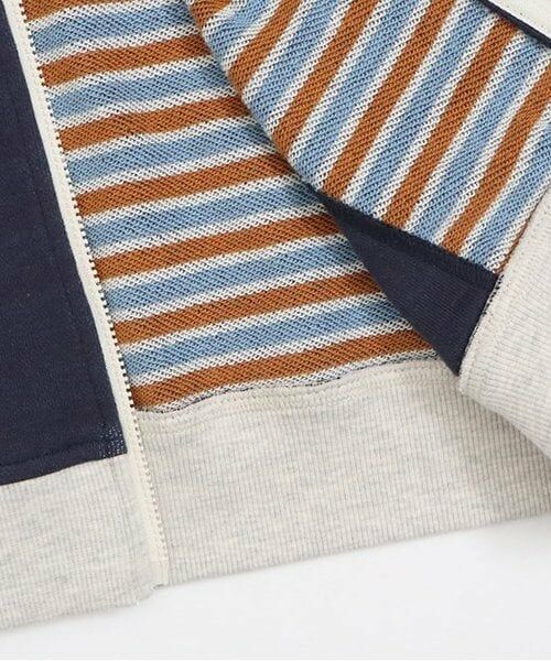 KP / ケーピー カーディガン・ボレロ | KPBOY(ケーピーボーイ)裏ボーダー星ワッペン羽織(140～160) | 詳細9