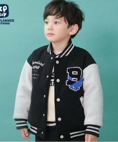 KP / ケーピー ブルゾン | KPBOY(ケーピーボーイ)恐竜ワッペンスタジャン(90～130)