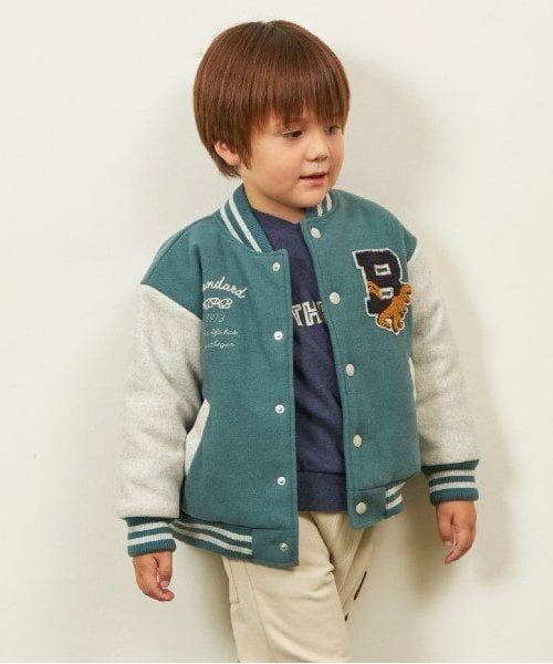 KP / ケーピー ブルゾン | KPBOY(ケーピーボーイ)恐竜ワッペンスタジャン(90～130) | 詳細7