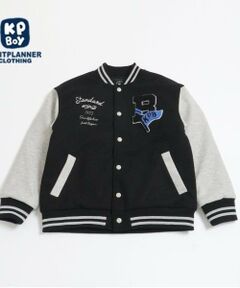 KP / ケーピー ブルゾン | KPBOY(ケーピーボーイ)フラッグワッペンスタジャン(140～160)