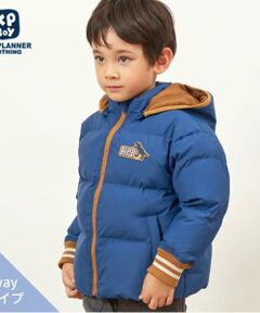 KP / ケーピー ブルゾン | KPBOY(ケーピーボーイ)ソロナ中綿恐竜ワッペンジャケット(90～130)