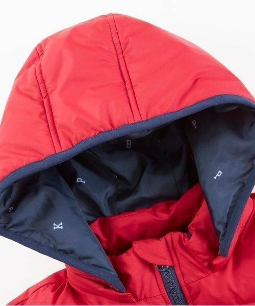 KP / ケーピー ブルゾン | KPBOY(ケーピーボーイ)ソロナ中綿恐竜ワッペンジャケット(90~130) | 詳細12