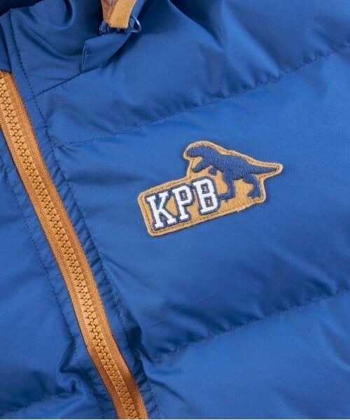 KP / ケーピー ブルゾン | KPBOY(ケーピーボーイ)ソロナ中綿恐竜ワッペンジャケット(90~130) | 詳細15