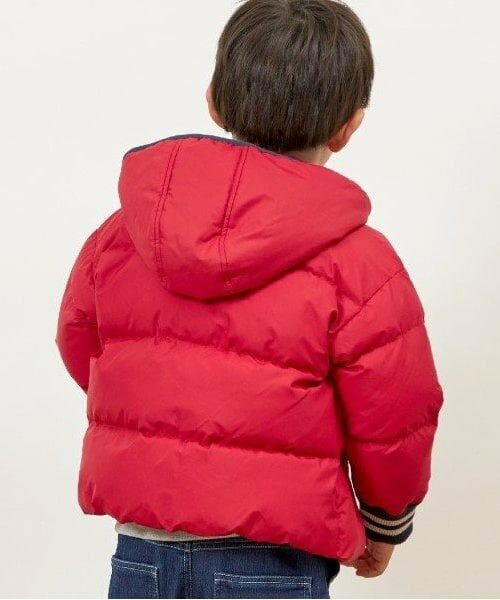 KP / ケーピー ブルゾン | KPBOY(ケーピーボーイ)ソロナ中綿恐竜ワッペンジャケット(90~130) | 詳細3