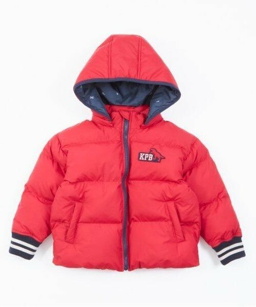 KP / ケーピー ブルゾン | KPBOY(ケーピーボーイ)ソロナ中綿恐竜ワッペンジャケット(90~130) | 詳細9
