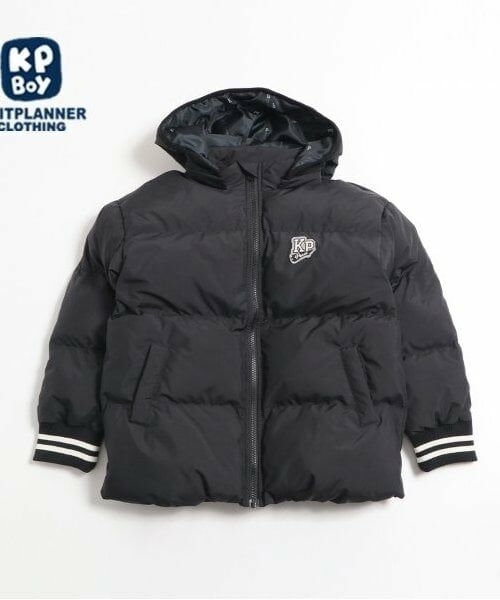 KP / ケーピー ブルゾン | KPBOY(ケーピーボーイ)ソロナ中綿ジャケット(140～160)（黒）