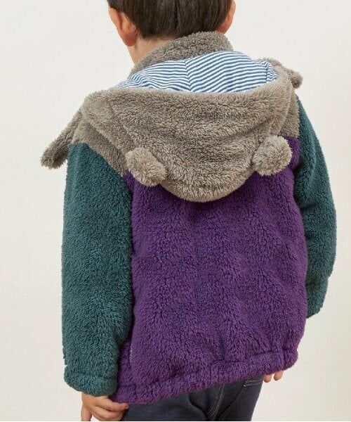 KP / ケーピー ブルゾン | KPBOY(ケーピーボーイ)クレイジークマボアジャケット(80～120) | 詳細3