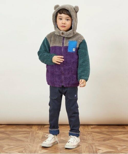 KP / ケーピー ブルゾン | KPBOY(ケーピーボーイ)クレイジークマボアジャケット(80～120) | 詳細4