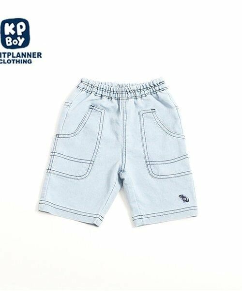 KP / ケーピー ショート・ハーフ・半端丈パンツ | KPBOY(ケーピーボーイ)ハーフパンツ（ブルー）