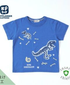 KP / ケーピー Tシャツ | KPBOY(ケーピーボーイ)CAYA 虫除け恐竜モチーフ半袖Tシャツ90