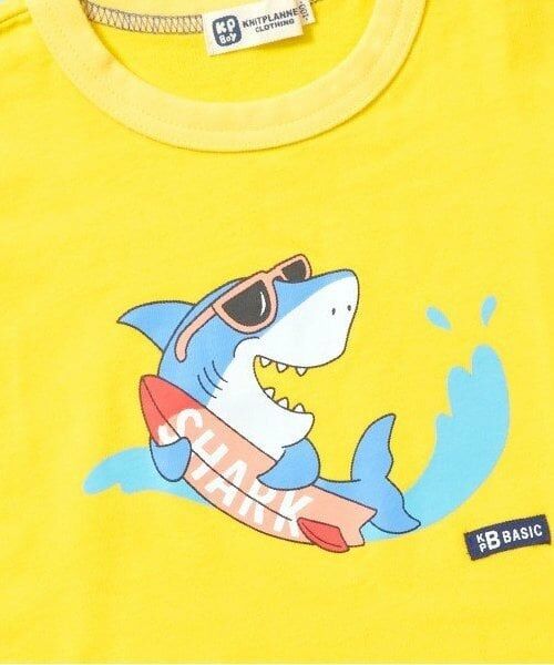 KP / ケーピー Tシャツ | KPBOY(ケーピーボーイ)サメプリント半袖Tシャツ | 詳細5
