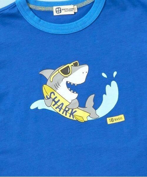 KP / ケーピー Tシャツ | KPBOY(ケーピーボーイ)サメプリント半袖Tシャツ | 詳細7