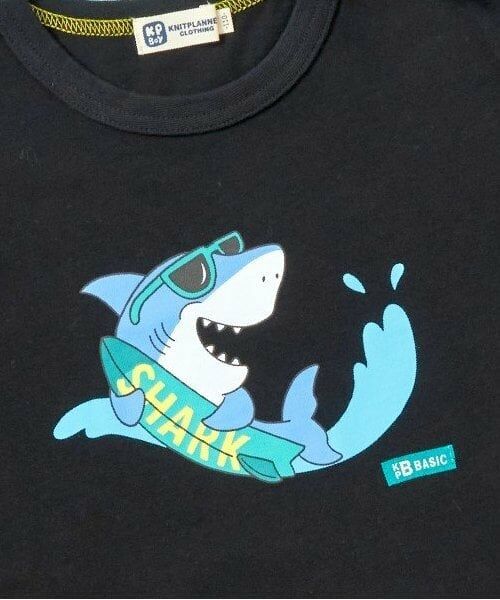 KP / ケーピー Tシャツ | KPBOY(ケーピーボーイ)サメプリント半袖Tシャツ | 詳細8