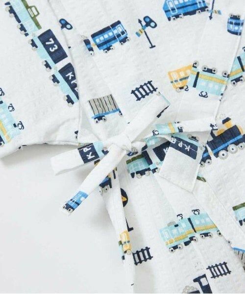 KP / ケーピー 着物・浴衣・小物類 | KPBOY(ケーピーボーイ)電車プリント甚平オール(Free) | 詳細3