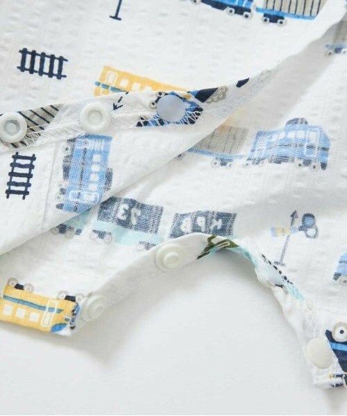 KP / ケーピー 着物・浴衣・小物類 | KPBOY(ケーピーボーイ)電車プリント甚平オール(Free) | 詳細6