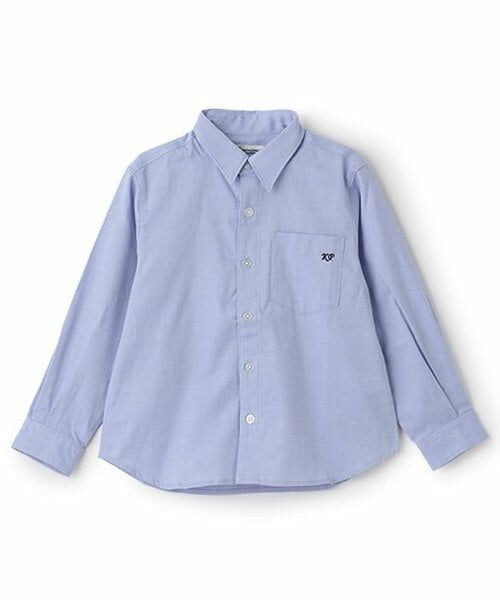 KP / ケーピー シャツ・ブラウス | KPBOY(ケーピーボーイ)ブロードシャツ(110～130)（ブルー）
