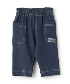 KP / ケーピー その他パンツ | デニム風薄手ニット７分丈パンツ