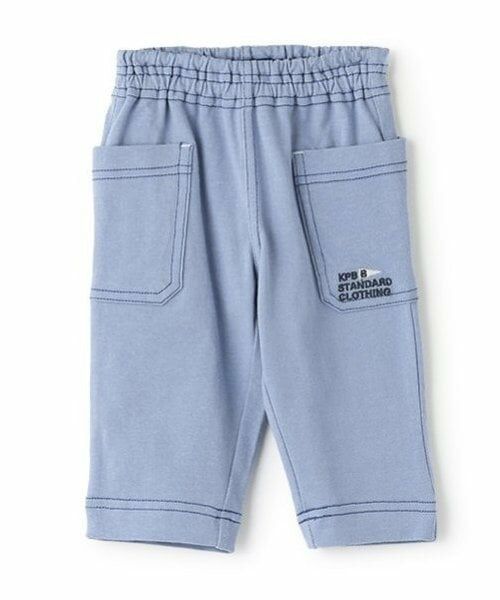 KP / ケーピー その他パンツ | デニム風薄手ニット７分丈パンツ（ブルー）