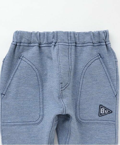 KP / ケーピー ショート・ハーフ・半端丈パンツ | ストレッチデニムニット７分丈パンツ | 詳細2