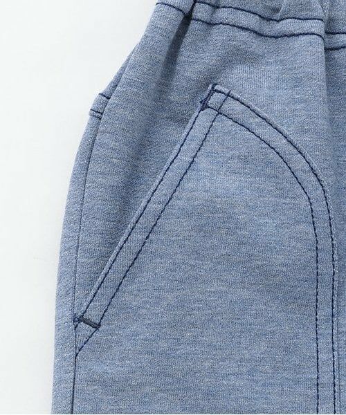 KP / ケーピー ショート・ハーフ・半端丈パンツ | ストレッチデニムニット７分丈パンツ | 詳細3