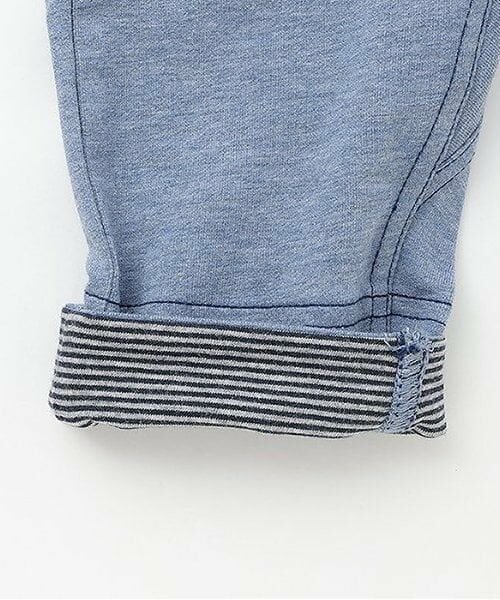 KP / ケーピー ショート・ハーフ・半端丈パンツ | ストレッチデニムニット７分丈パンツ | 詳細6