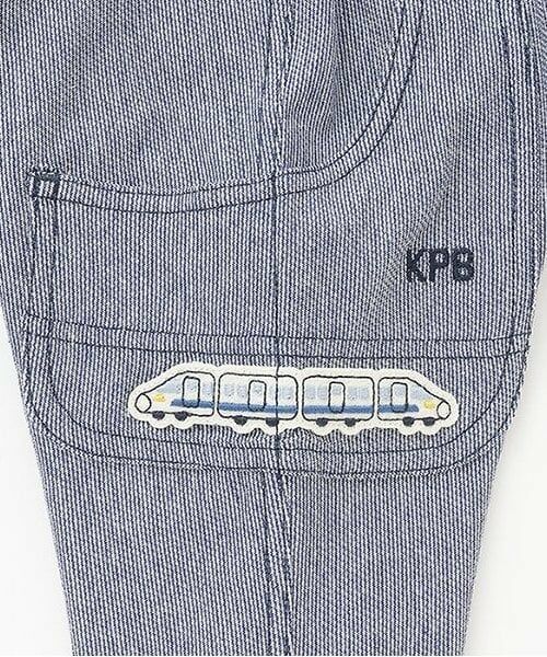 KP / ケーピー その他パンツ | ストライプジャガード電車ワッペン７分丈パンツ | 詳細4