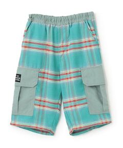 KP / ケーピー ショート・ハーフ・半端丈パンツ | TC先染めチェックハーフパンツ