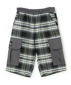 KP / ケーピー ショート・ハーフ・半端丈パンツ | TC先染めチェックハーフパンツ